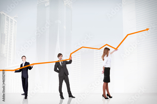 Photo: Business Growth And Success Graph Business Growth And Success Graph