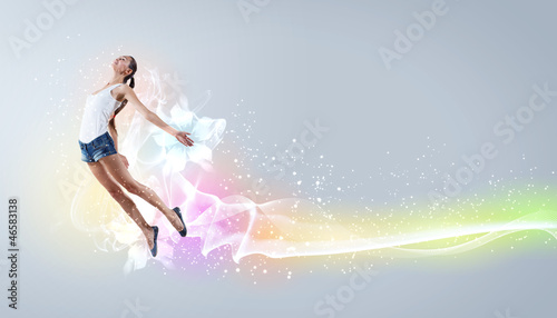 Photo: Modern style dancer posing Modern style dancer posing
