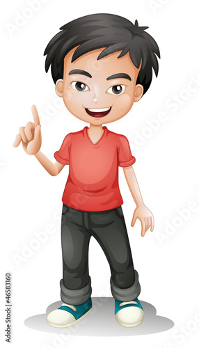 Vector: a boy a boy