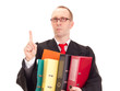 Lawyer with a lot of work