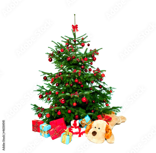 Photo: christbaum mit geschenken christbaum mit geschenken