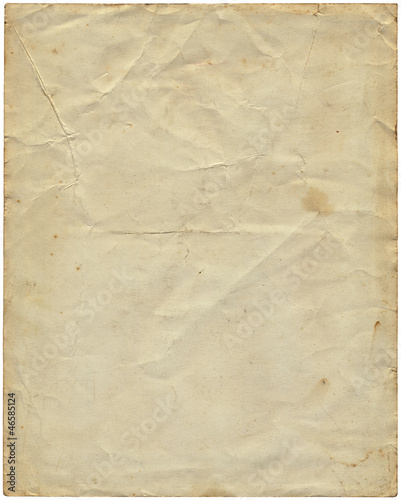 Photo: Old vintage paper from 1977. Old vintage paper from 1977.