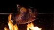 chicken roasted on a spit