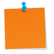 Notizzettel mit Pin