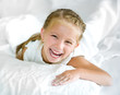 little girl wake up