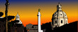 Roma al tramonto