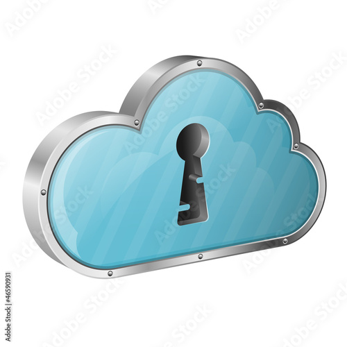 Vector: Security Cloud Computing Concept Security Cloud Computing Concept
