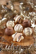 weihnachtliche pralinen