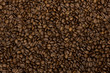 Brown coffee beans, coffee beans for background and texture