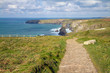 South West Coastal Path Bedruthan North Cornwall
