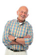 Portrait of a happy senior man smiling