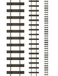 3d Railway tracks set