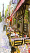 Paris street - illustration
