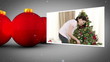 Christmas balls animation