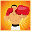 Left Jab - Grunge Champion Boxer