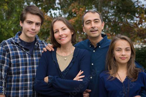 Photo: famille au complet famille au complet