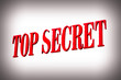 Red Top Secret sign