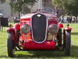 Red old car