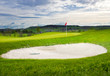 Sand Bunker on a Golfcourse