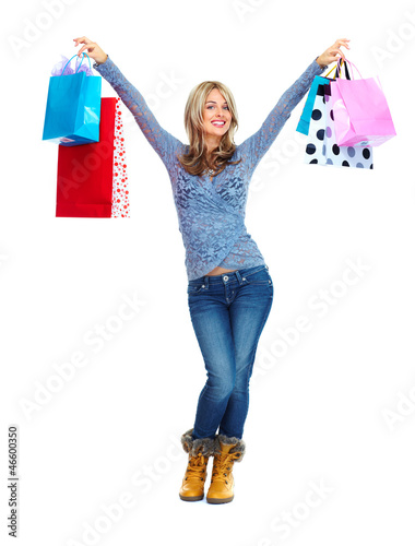 Photo: Shopping woman. Shopping woman.