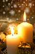 Christmas decoration with candles