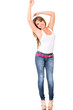 Woman having fun