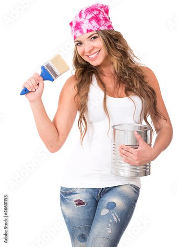 Photo: Female painter Female painter