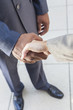 African American Businessman & Woman Shaking Hands