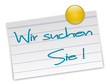 Aufruf - Wir suchen Sie