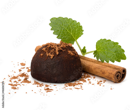 Photo: Chocolate truffle candy Chocolate truffle candy