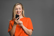 Nachricht am Smartphone tippen
