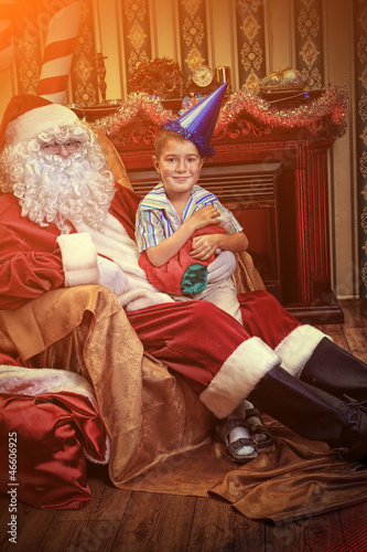 Photo: elf and santa elf and santa