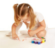 Child painting