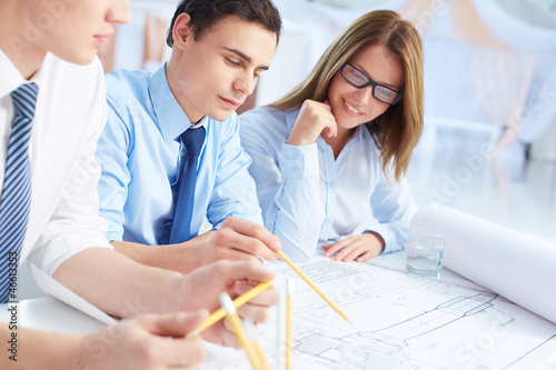 Photo: Explaining strategy Explaining strategy