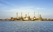 Coastal oil refineries.