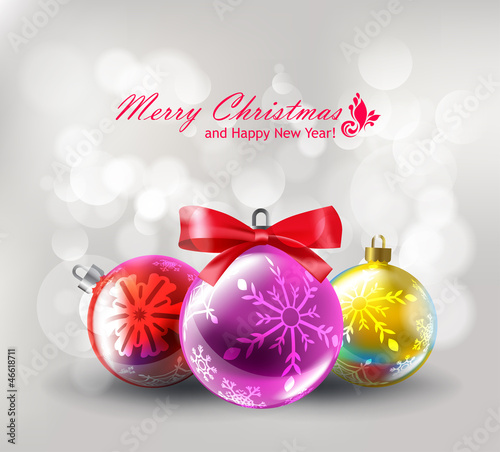 Vector: christmas balls christmas balls