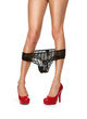 Sexy female legs with red high heels isolated on white