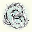 Vettoriale: Decorative floral element in vector format No.02 Decorative floral element in vector format No.02