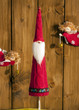 decori di natale su sfondo legno