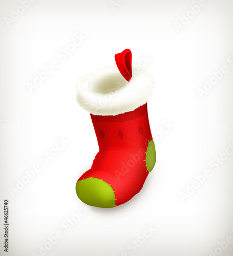 Vector: Christmas stocking Christmas stocking