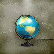 Vector: School globe, old-style School globe, old-style