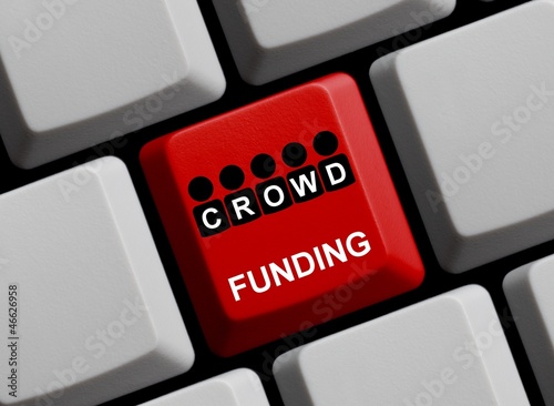 Illustration: Gemeinsam finanzieren - Crowdfunding Gemeinsam finanzieren - Crowdfunding