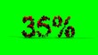 35 percent green screen sale