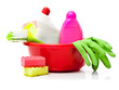 Photo: box of cleaning supplies box of cleaning supplies