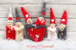 christmas decoration. product made of the salt and flour