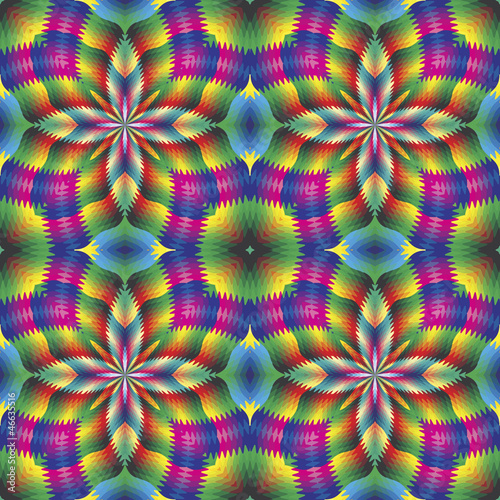 Vector: Seamless arabesque mosaic in art deco style Seamless arabesque mosaic in art deco style