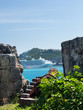 Old cannon rusting on St Martin Caribbean