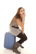 yawn on luggage