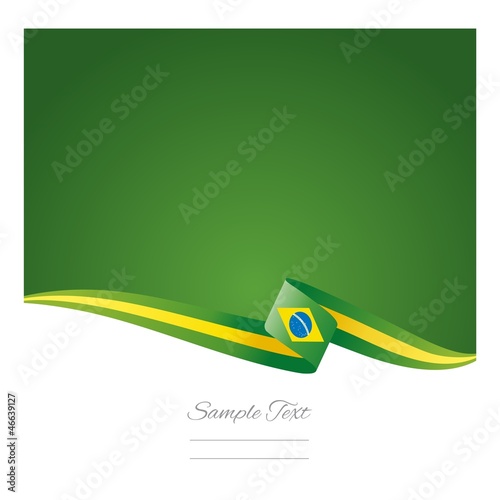 Vector: Abstract color background Brazilian flag vector Abstract color background Brazilian flag vector