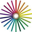 crayons in a circle